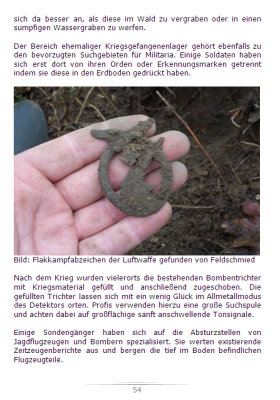 Fund eines Flakkampfabzeichens der Luftwaffe