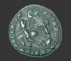 R�mische M�nze (Bild aus Internetauktion)